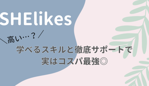 【料金高い？】SHElikesは他社と比較してもコスパ◎【今なら最大70％還元】